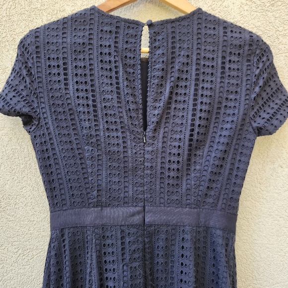 BANANA REPUBLIC Women’s Dress Size 0 Tiered Cottagecore Romantic Maxi Eyelets - Picture 7 of 13